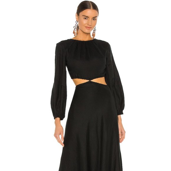 Bec and Bridge Madeleine Midi Dress Black - Picture 6 of 9